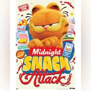Garfield Midnight Snack Attack Poster